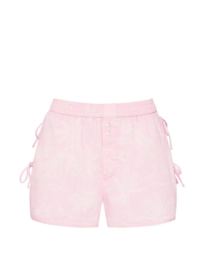 Mix & Match Sleep Heritage Cotton Pajama Shorts image number 2