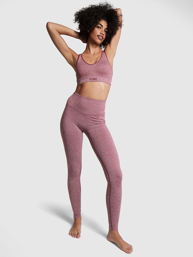 Pink Active Seamless Air Medium-Impact Sports Bra image number 3