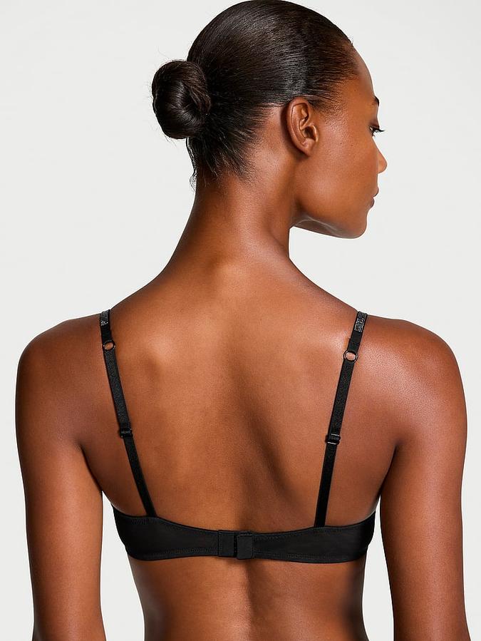 Sheer Shine Unlined Low-Cut Demi Bra image number 1