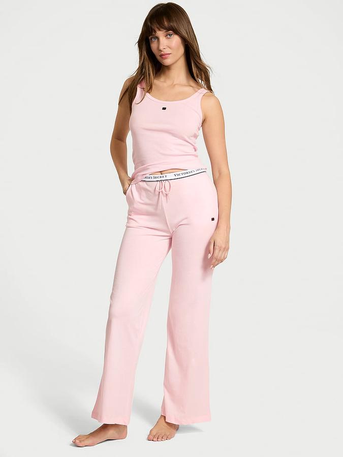 100% Cotton Tank & Pants Pajama Set image number 0