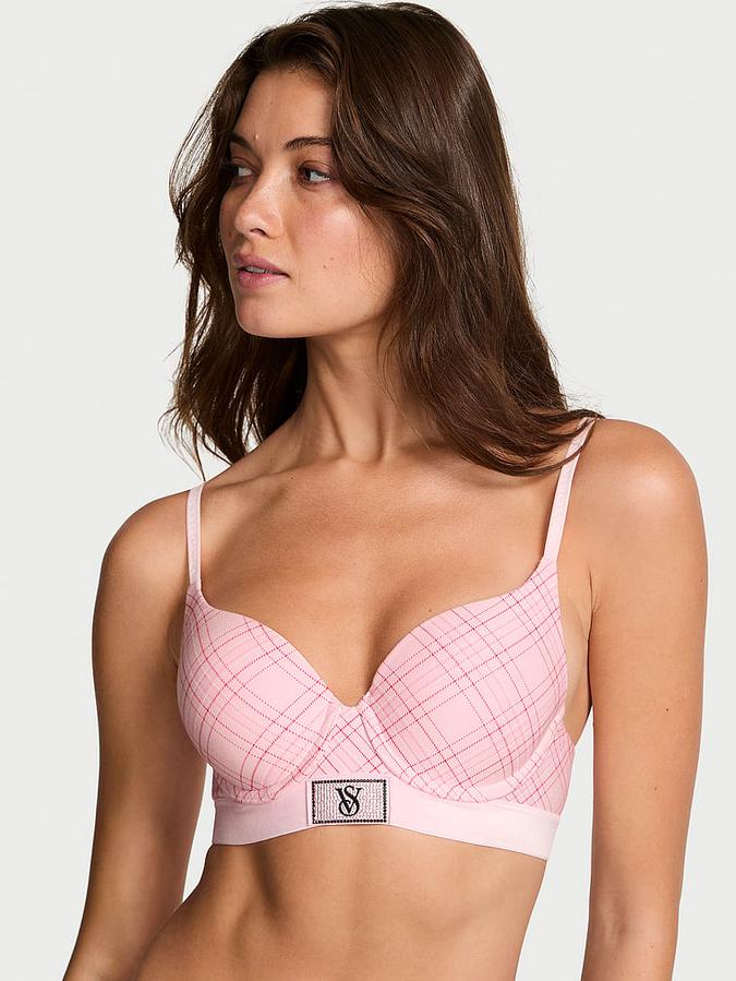 Perfect Shape Shine Patch Velvet Push-Up Bra