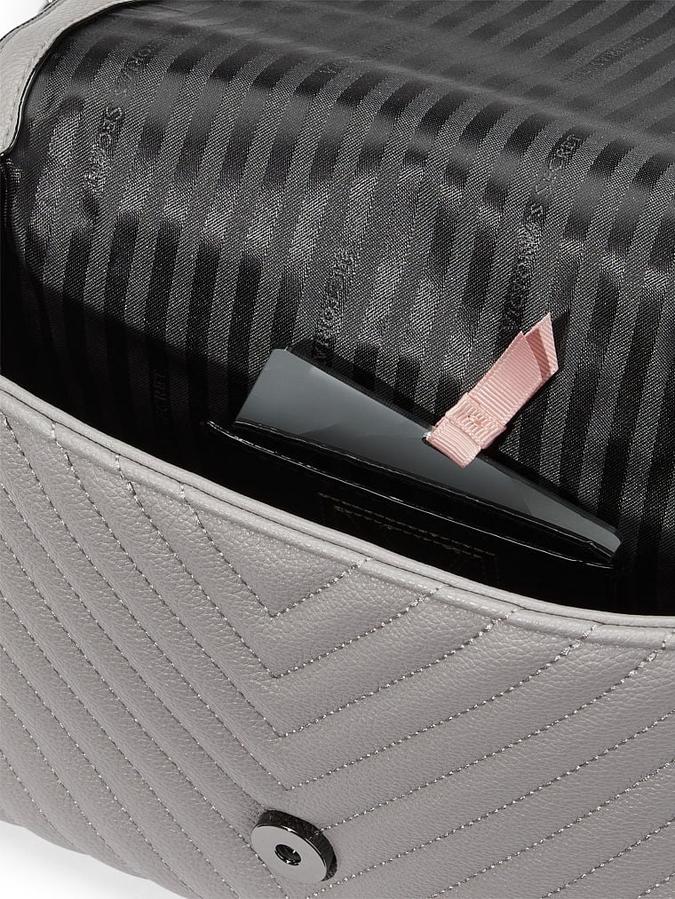 The Victoria Medium Shoulder Bag French Grey image number 2