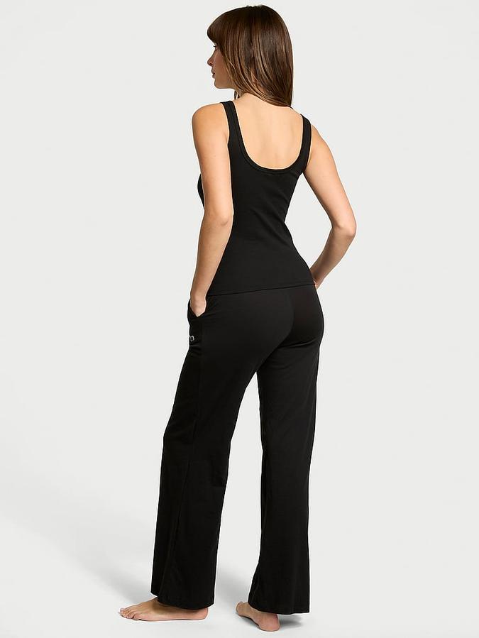 100% Cotton Tank Long Pajama Set image number 1