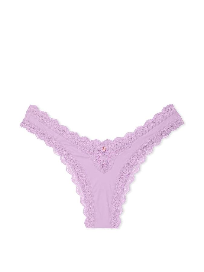 Lace-Trim Brazilian Panty image number 2