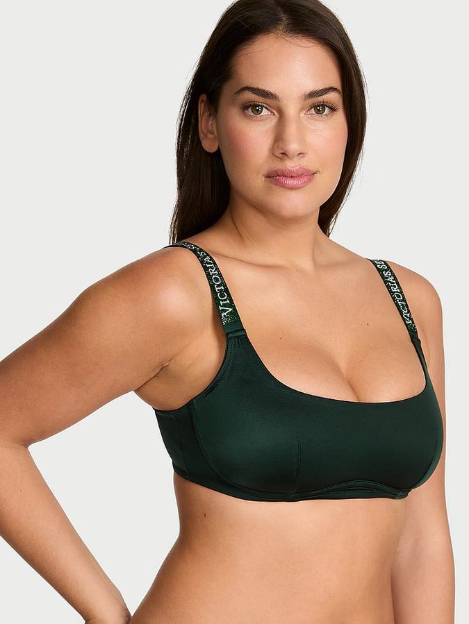 Shine Strap Scoop Bralette
