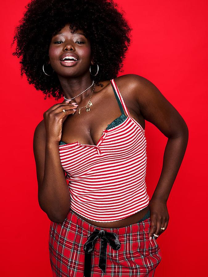 Pointelle Henley Cami image number 2