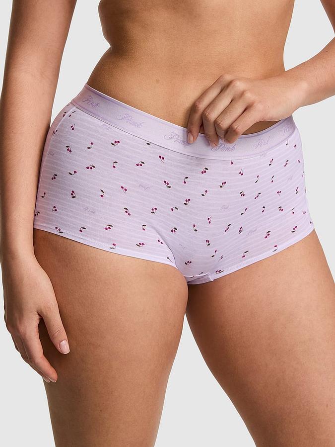 Logo Cotton Boyshort Panty