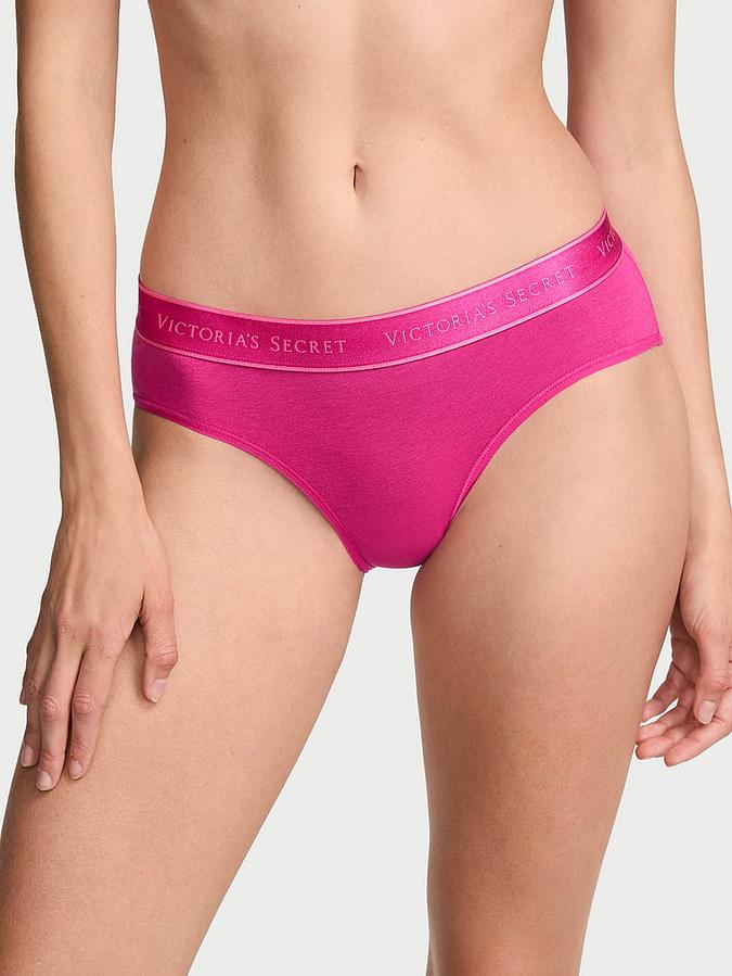 Logo Cotton Hiphugger Panty