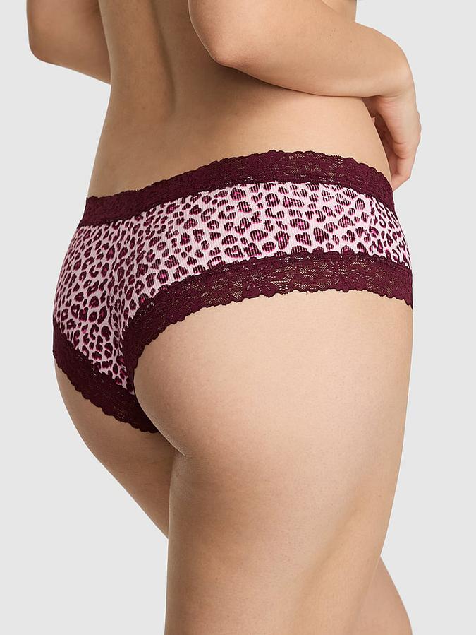 PINK Wink? Lace-Trim Cheeky Panty