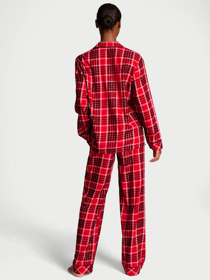 Flannel Long Pajama Set image number 1