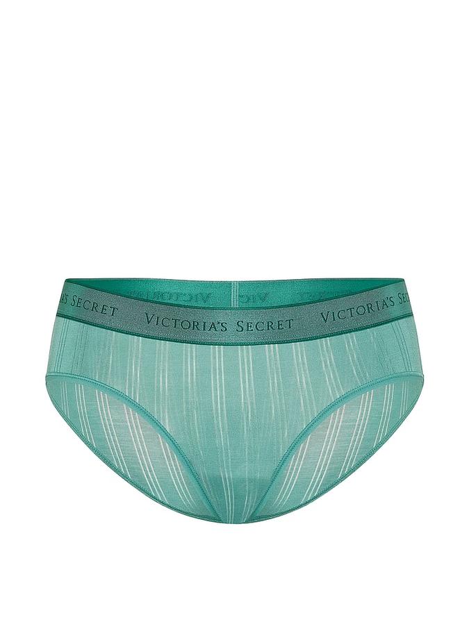 SoSoft&trade; Modal Ultra-Fine Logo Hiphugger Panty image number 2