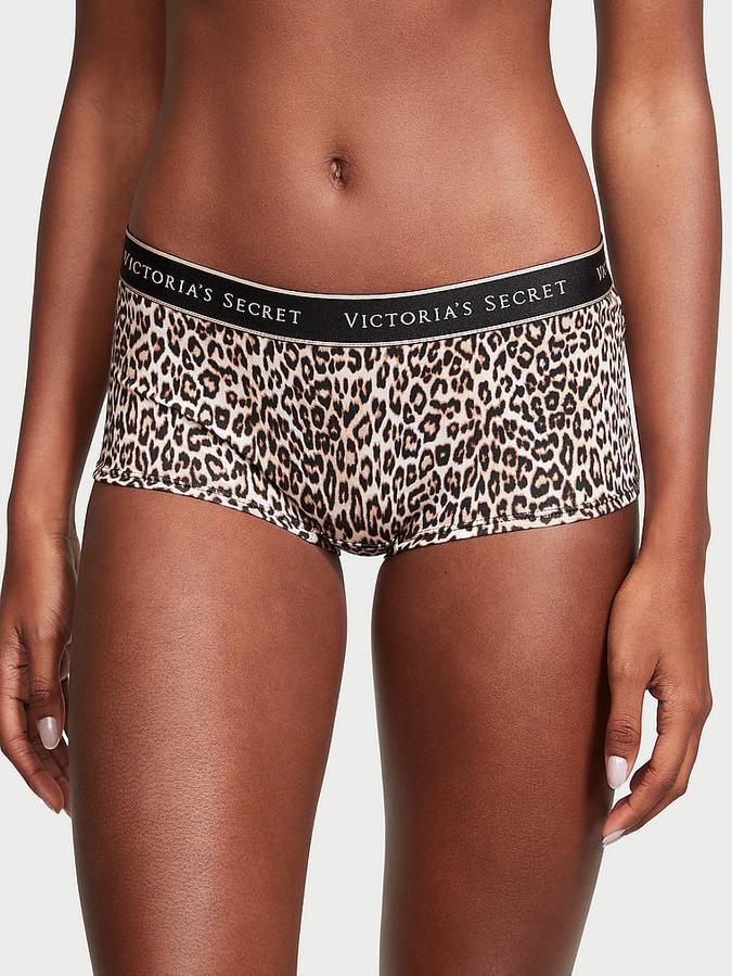 Logo Cotton Boyshort Panty image number 0