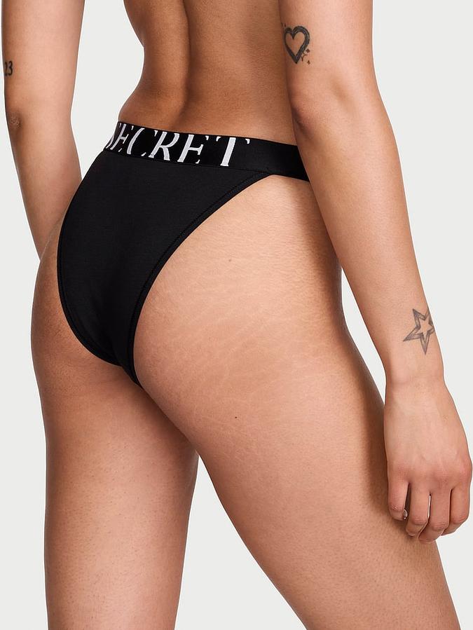 Exploded Logo Cotton 90s Brief Panty