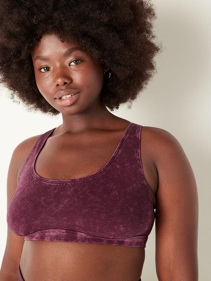 Loungin' Cotton Scoop Bralette image number 3