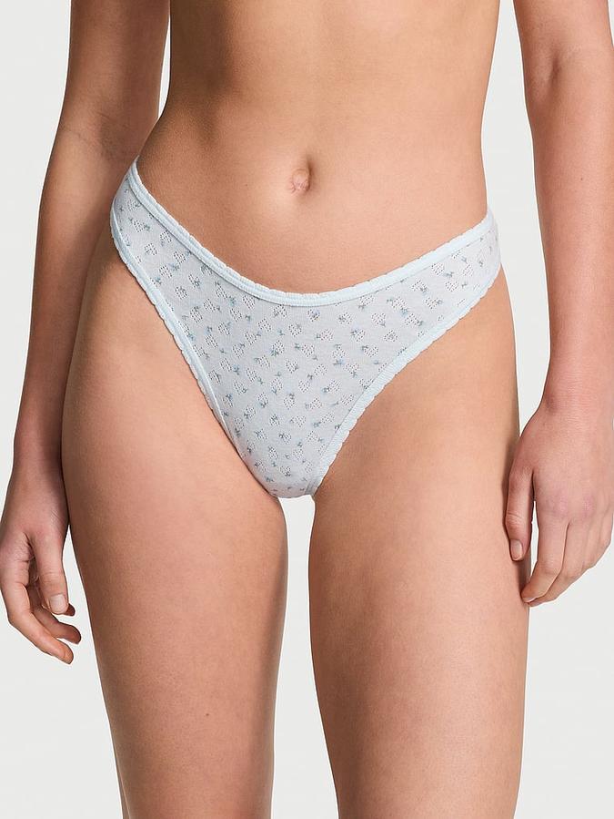Cotton Thong Panty image number 0