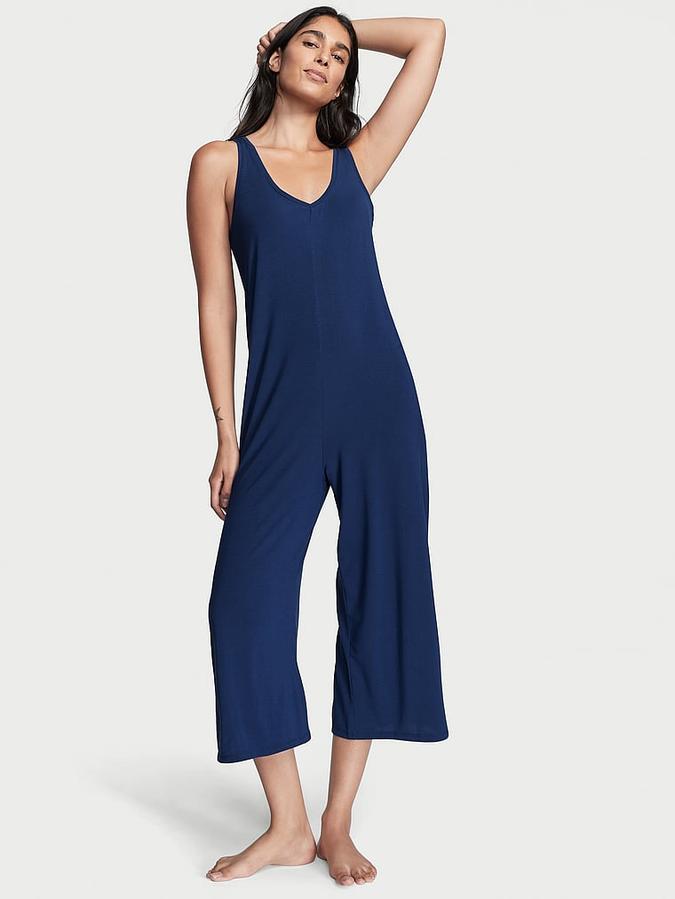 Modal V-Neck Jumpsuit image number 3