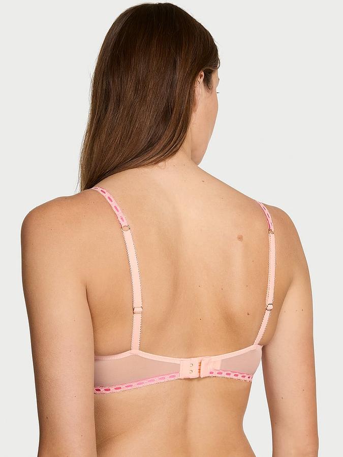 Wicked Unlined Ribbon Slot Open-Cup Balconette Bra