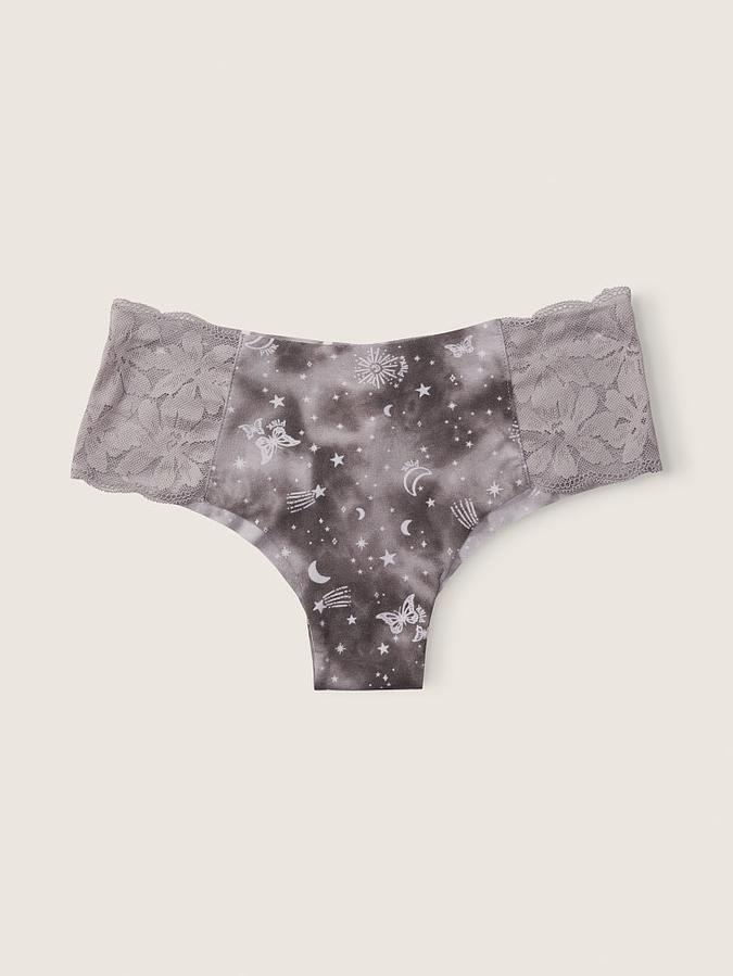 Culotte Type Cheeky PINK By Victoria's Secret - Noir Avec Smiley, Taille L, Neuve Avec étiquette