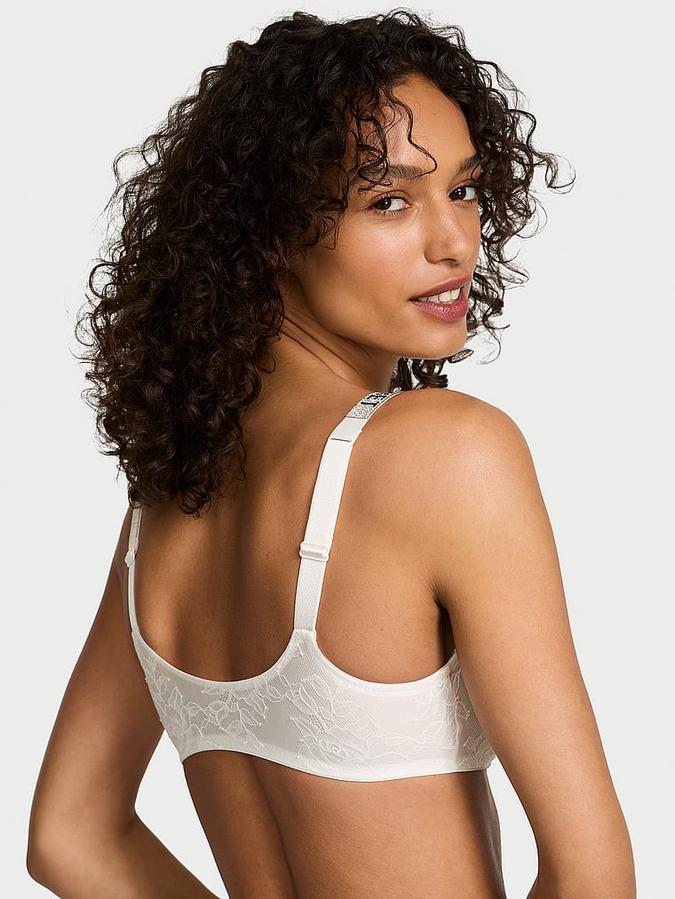 Shine Strap Lace Scoop Bralette
