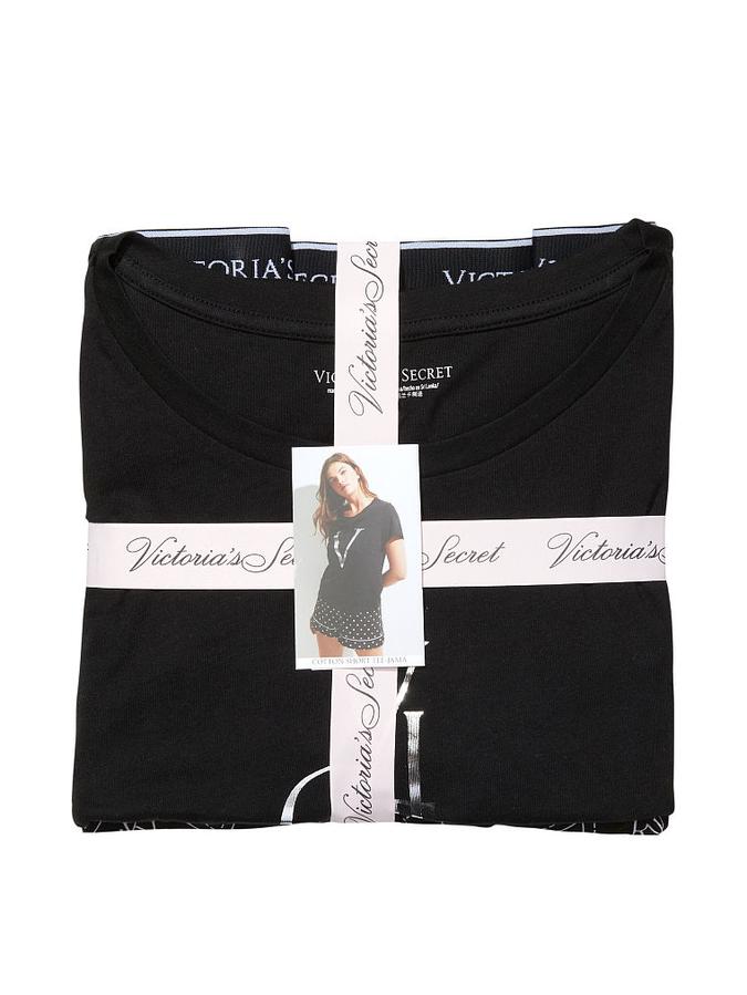 Cotton Sleep Shirt Boxer Shorts Set image number 3