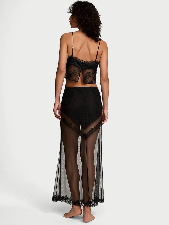 Rose Lace Cami & Skirt Set