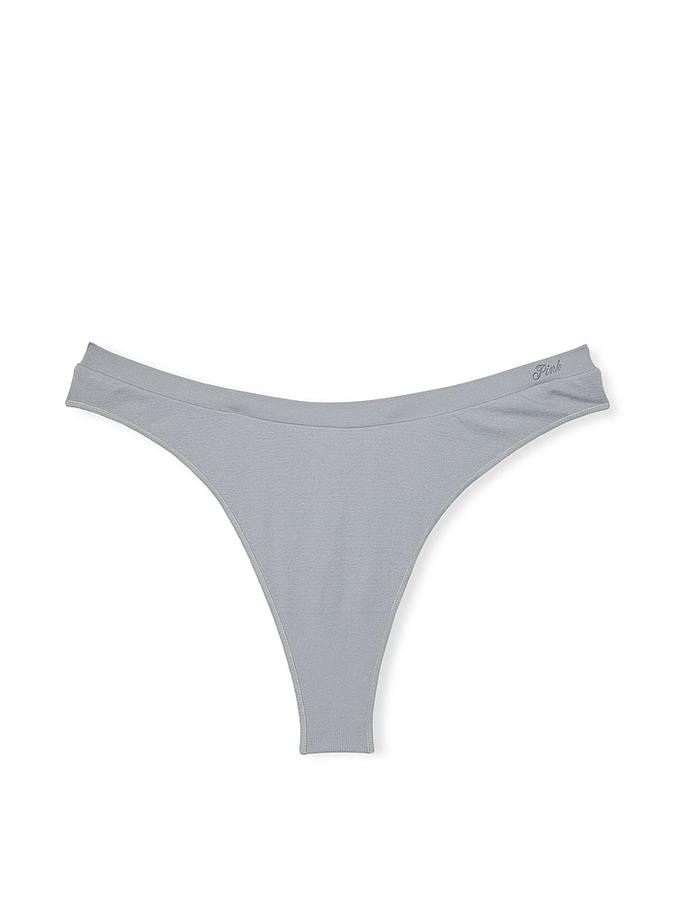 Seamless High-Leg Thong Panty image number 1