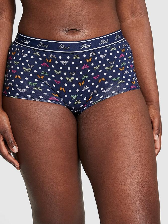 Logo Cotton Boyshort Panty image number 0