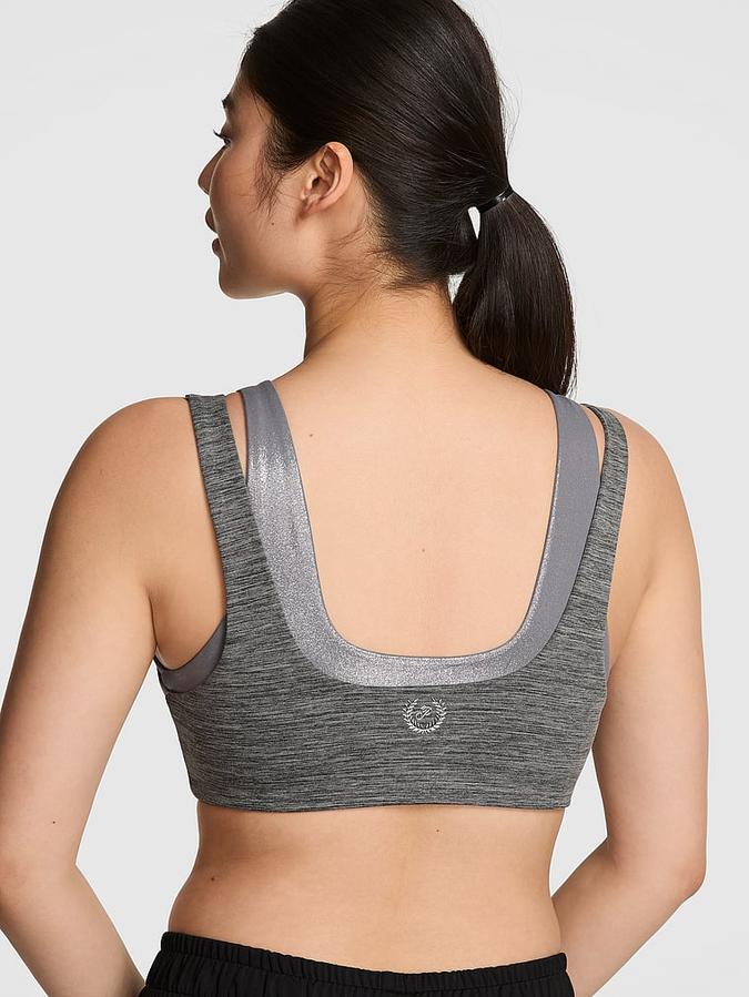 Relay Double Up Square-Neck Bra image number 1