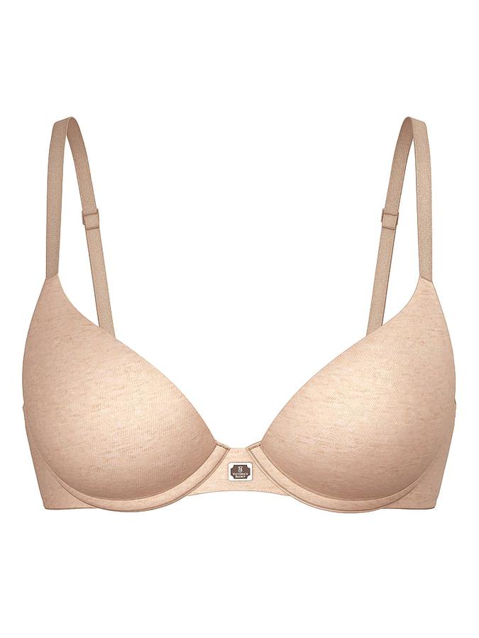 Cotton Logo Hardware Perfect Shape Push-Up Bra image number 2