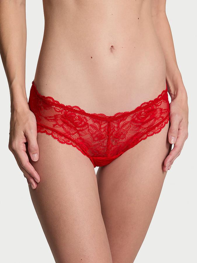 Rose Lace High-Leg Cheeky Panty image number 0