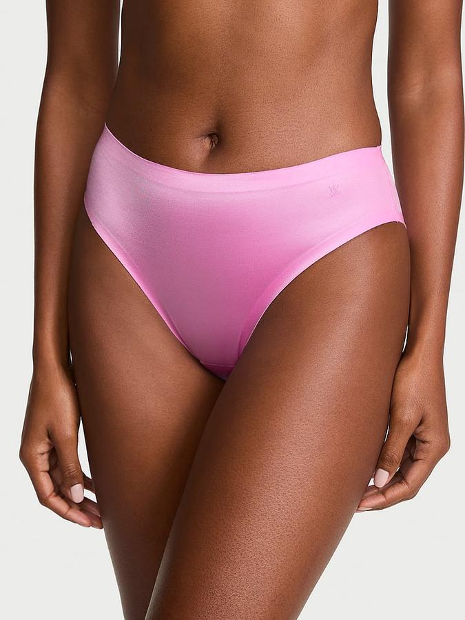 No-Show High-Shine Mid-Rise Bikini Panty