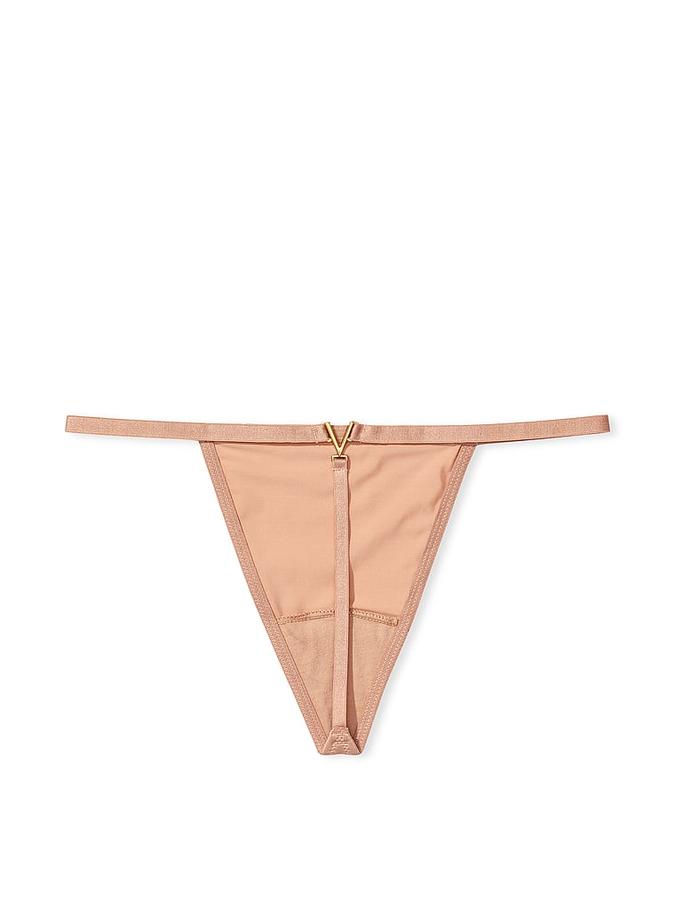 V Hardware Adjustable V-String Panty image number 2