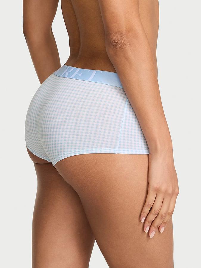 Exploded Logo Cotton Boyshort Panty