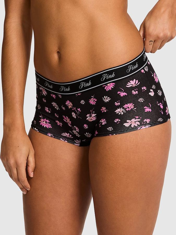 Logo Cotton Boyshort Panty
