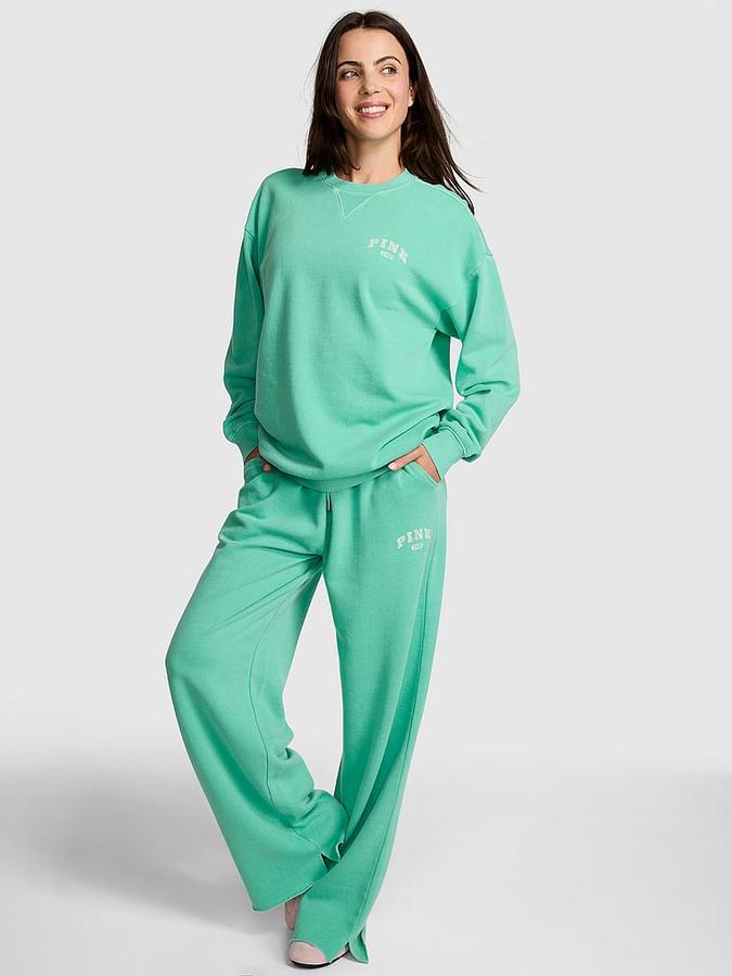 Ivy Fleece Oversized Crew Sweatshirt