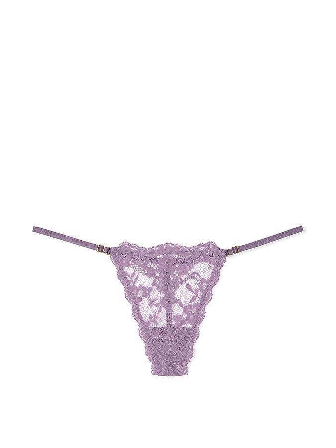Lace Adjustable V-String Panty image number 0