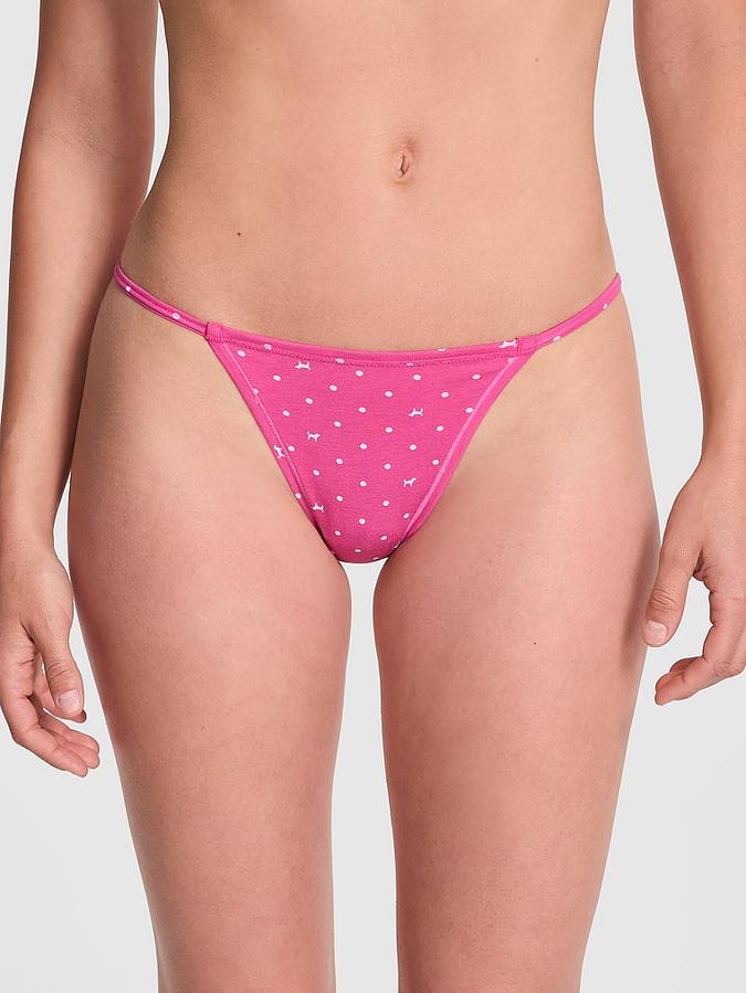 Cotton String Bikini Panty image number 0