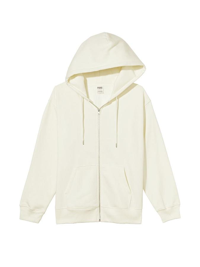 Premium Fleece Oversized Zip-Up Hoodie image number 2