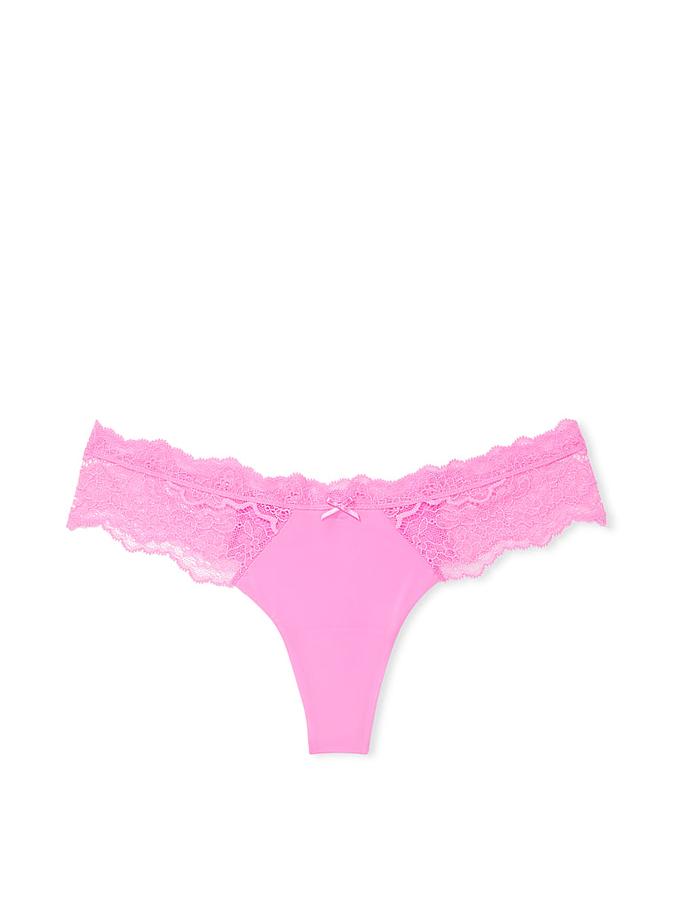 Lace Trim Thong Panty image number 2
