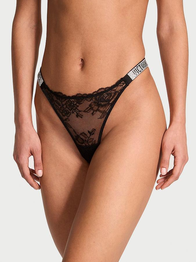 Shine Strap Brazilian Panty