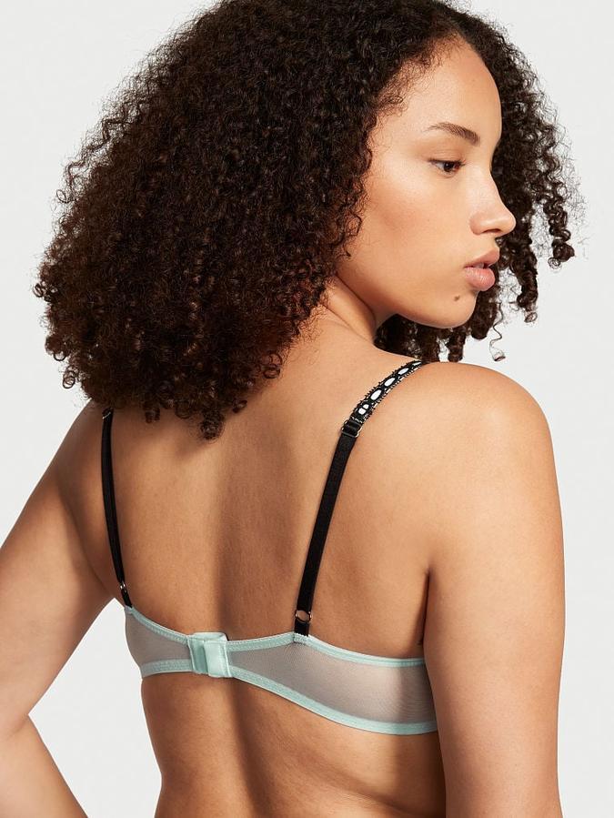 Ribbon Slot Push-Up Bra image number 1