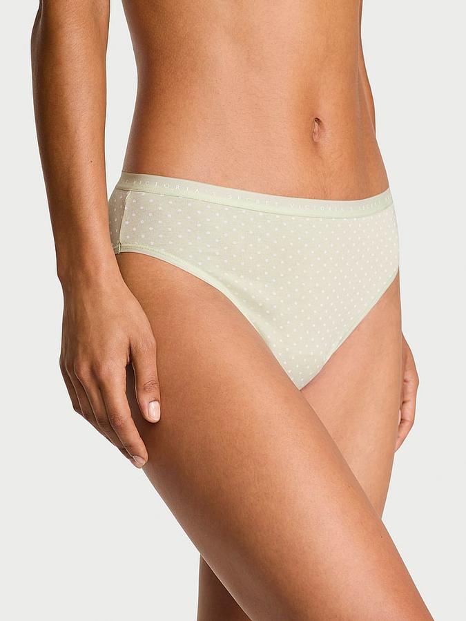 Stretch Cotton High-Leg Brief Panty image number 0