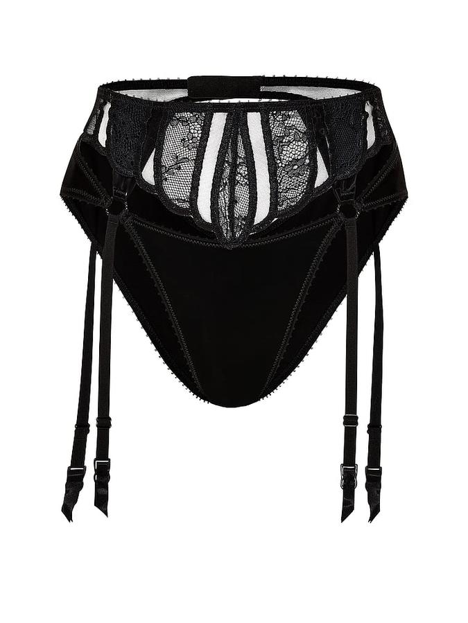 Desire Lines Embroidery Garter Panty image number 2