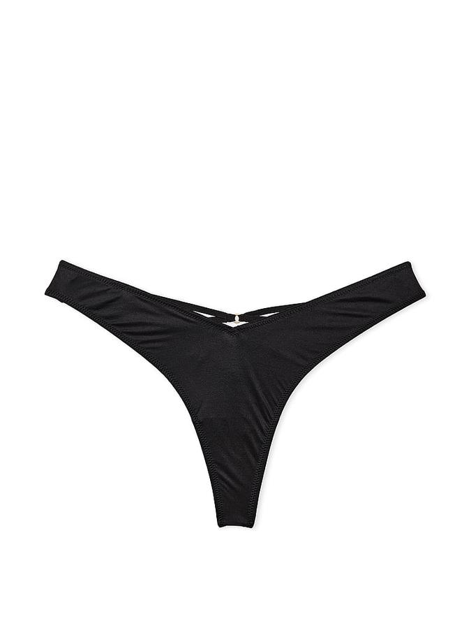 Strappy-Back High-Leg Thong Panty image number 1