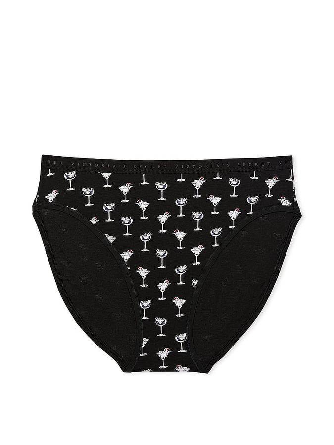 Stretch Cotton High-Leg Brief Panty image number 2