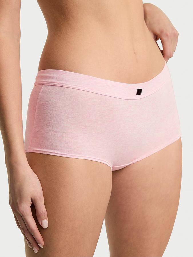 Logo Cotton Boyshort Panty image number 0