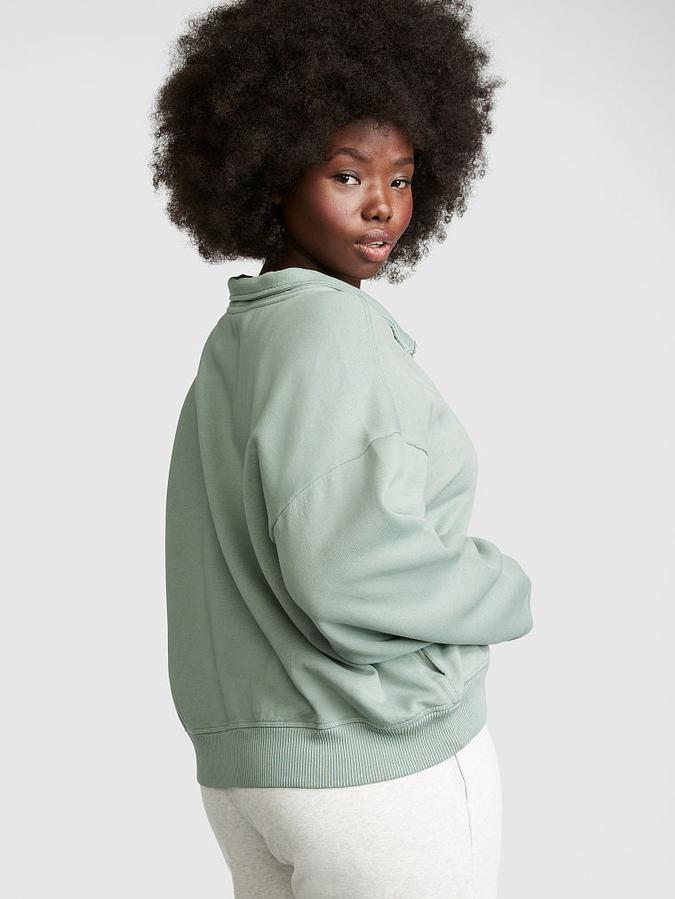 Premium Fleece Half-Zip Sweatshirt image number 1