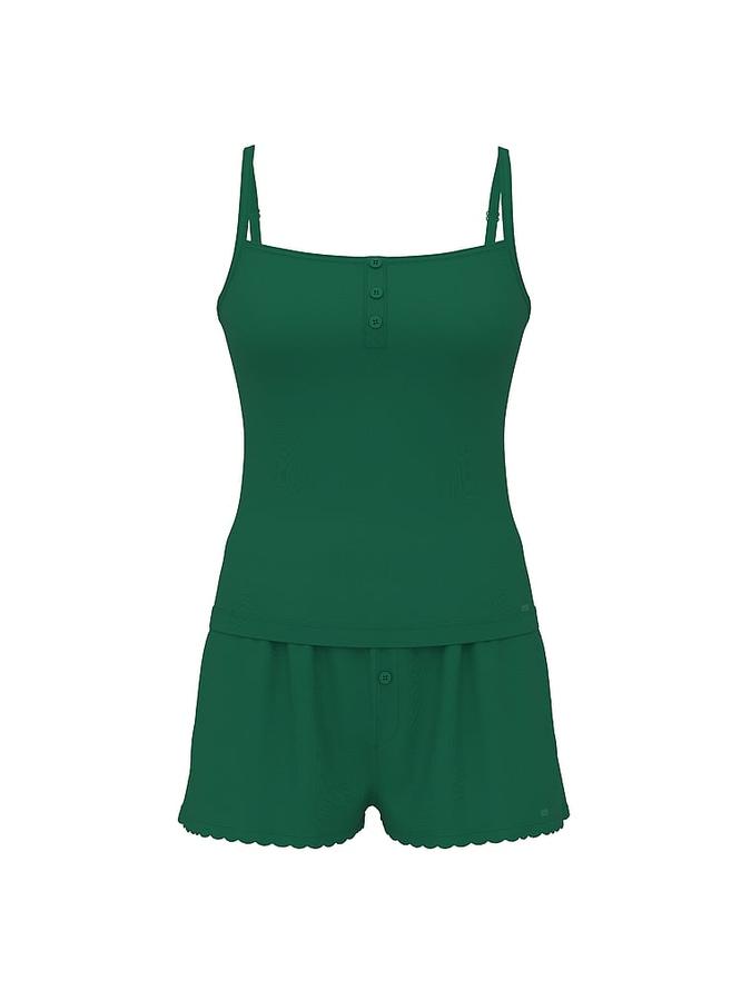 Cotton Henley Cami image number 2