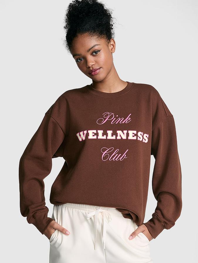 Ivy Fleece Oversized Crew Sweatshirt