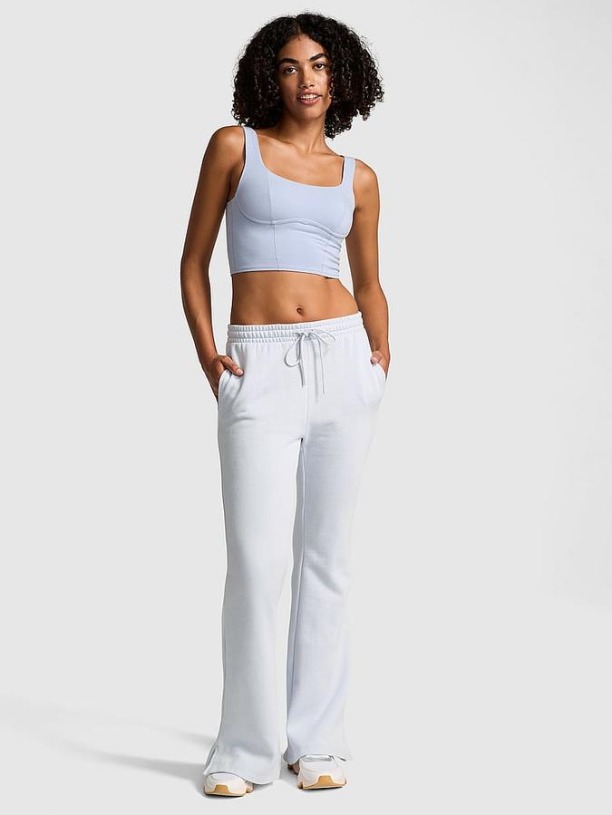 Ivy Fleece Split-Hem Flare Sweatpants image number 0